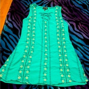 Love Reigns floral embroidered dress